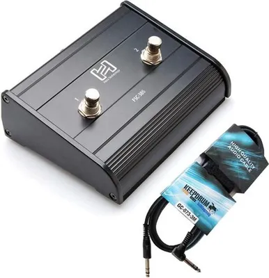 Produktbild von Hosa385 Dual Latching Footswitch mit Kabel