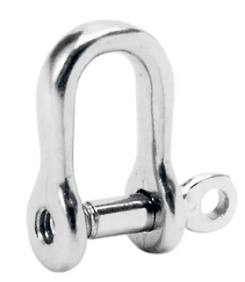 Produktbild von Flachschäkel, rund, 8mm, Edelstahl, A4