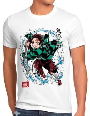 Produktbild von style3 Tanjiro Sumi-e Herren T-Shirt anime japan manga