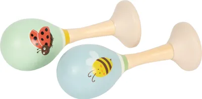 Produktbild von small foot Maracas Kleine Freunde, Musikspielzeug, Holz, ab 0 Monate, 12726