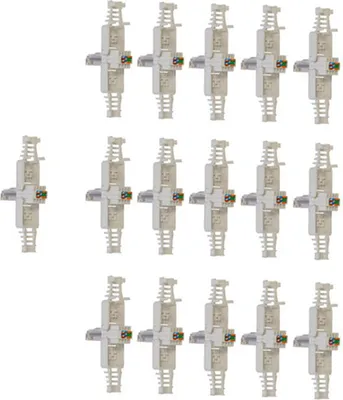 Produktbild von PremiumX 16x Netzwerkstecker RJ45 CAT5e Toolless Plug