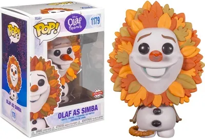 Obrázek produktu pro Funko POP! Disney Olaf jako Simba Lví král 1179 Speciální edice