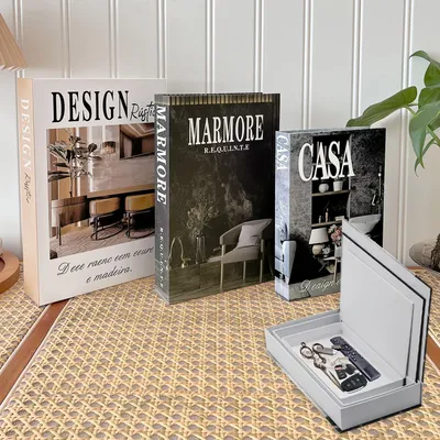 Produktbild von Set mit 3 dekorativen Büchern für die Wohnraumgestaltung