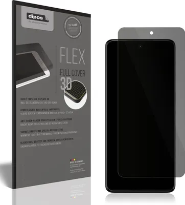 Produktbild von Full Cover Privacy Blickschutzfolie für Motorola Moto G72 Folie Anti-Shock