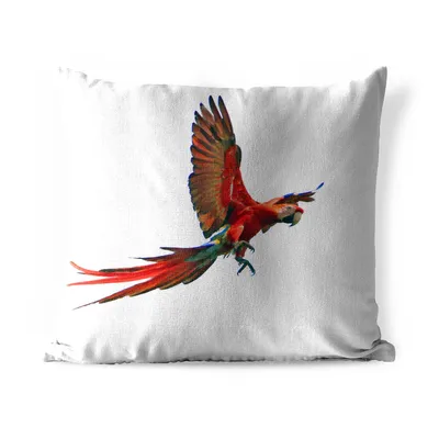 Produktbild von MuchoWow® Outdoor Kissen - Ara - Vogel - Porträt - 45x45 cm - Wetterfest - Lounge Kissen - Fotokissen - Dekoratives Kissen