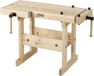 Produktbild von Sjöbergs Junior/Senior, Holzbearbeitungswerkbank, Holz, Holz, 2,8 cm, 1000 mm, 490 mm