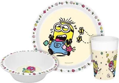 Produktbild von Kindergeschirr Minions Bellospring 3teilig