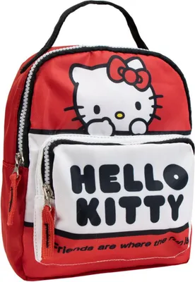 Immagine prodotto di Plecak Hello Kitty 23 cm - Oficjalny produkt CERD - Szkolny plecak z motywem