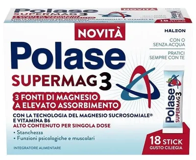 Produktbild von Polase Supermag3, 18 Sticks, 2g, Kirschgeschmack