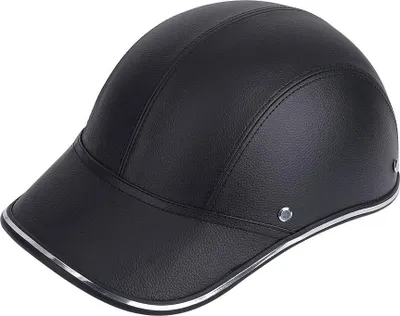 Produktbild von Motorradhelm Motorrad Halboffene Helm Baseballcap Sicherheitshelm Sicherheitshelm Schwarz