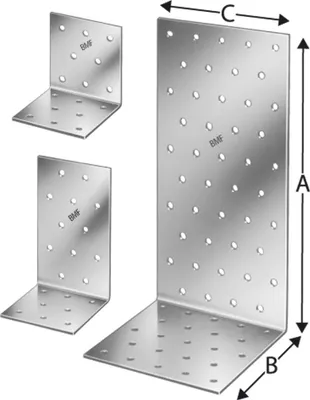 Produktbild von 150 Stück Simpson Winkelverbinder ANP254460 SST (Betonwinkel Lochblechwinkel)
