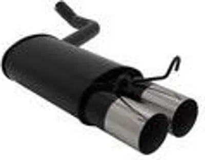 Produktbild von Novus Sportendschalldämpfer für Mercedes 190E (W201) 2 x 90mm RL-Design
