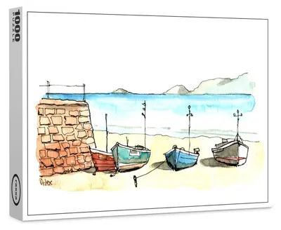 Image de raxxa Premium-Puzzle "Plage paisible", 1000 pièces
