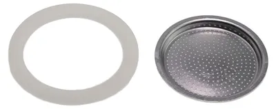 Produktbild von Bialetti 0800411, Kaffeefilter, Grau, Silikon, Edelstahl
