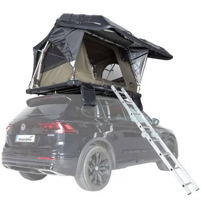 Produktbild von Skandika Dachzelt Auto Wildland | Autodachzelt Hartschale für 2 Personen I Moskitonetz, wasserdicht, LED-Leiste