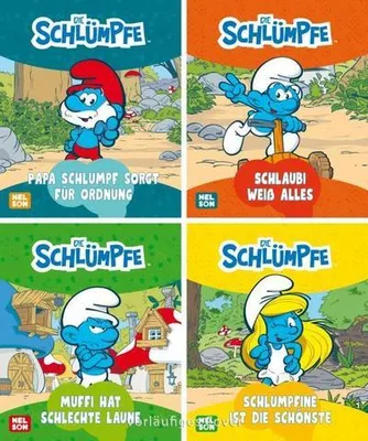 Immagine prodotto di Nelson Mini-Bücher: Nelson Mini-Bücher: Schlümpfe 1-4