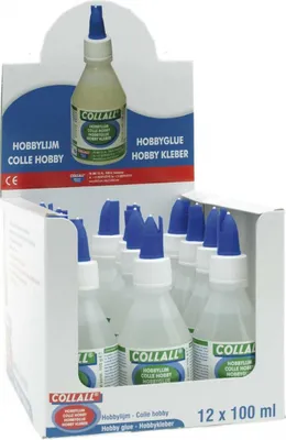 Produktbild von Collall bastelkleber-Flasche 100 ml 12 Stück