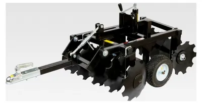 Produktbild von Scheibenpflug für Rasentraktor, Scheibenegge zur Bodenbearbeitung für Quads, 10 Pflugschare