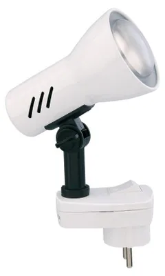 Immagine prodotto di Spot a innesto Brilon 1x25W E14 con interruttore bianco