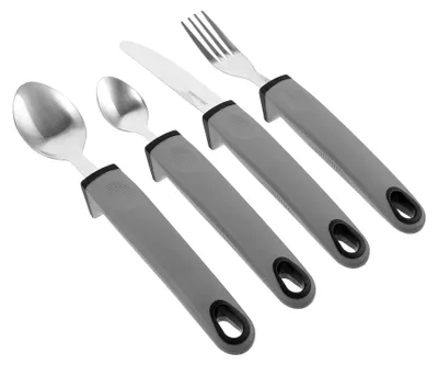 Produktbild von Rutschfestes Besteckset für Senioren mit Ergonomischem Griff