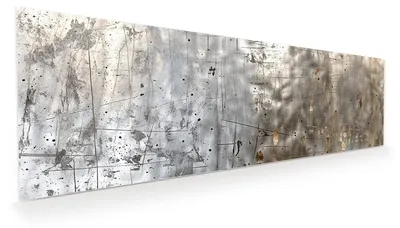 Produktbild von Glasbild 120x40cm in XXL für Wohnzimmer, Schlafzimmer Motiv Abstrakte Struktur