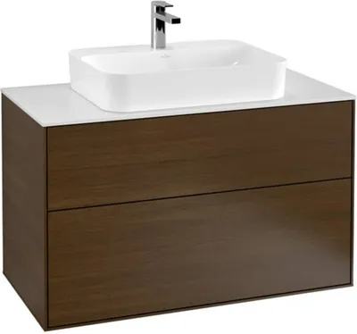 Produktbild von Villeroy & Boch V&B Waschtischunterschrank FINION 1000x603x501 Abdpl wh/Wln Ve