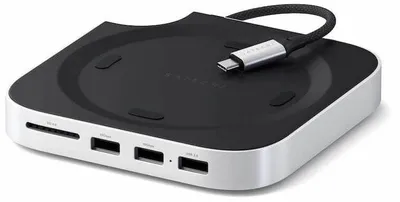 Produktbild von Satechi ST-GNMMES, Kabelgebunden, USB 3.2 Gen 2 (3.1 Gen 2) Type-C, Silber, SD, USB 2.0, USB 3.2 Gen 2 (3.1 Gen 2) Type-A, 127 mm