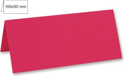 Produktbild von 5 Tischkarten pink