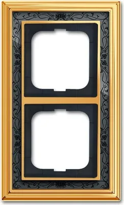 Produktbild von Busch-Jaeger Rahmen 2-fach 1722-833 2CKA001754A4649