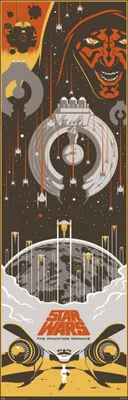 Image de Poster porte star wars épisode I