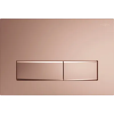 Obrázok produktu pre Mexen Fenix 09 splachovacie tlačidlo, zlatoružová - 600905