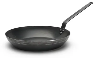 Outdoor Bratpfanne Ø 32 cm, blau, antihaftbeschichtet, 7 Liter