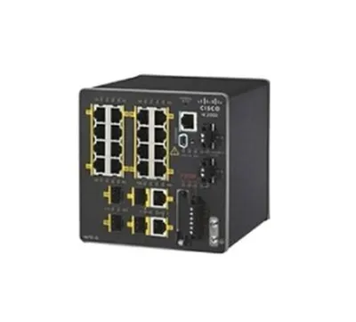 Obrázek produktu pro Cisco IE-2000-16TC-G-N, Řízený, L2, Fast Ethernet (10/100), Plně duplexní režim