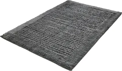 Produktbild von Kleine Wolke Badteppich NET Schiefer 80 x 140 cm
