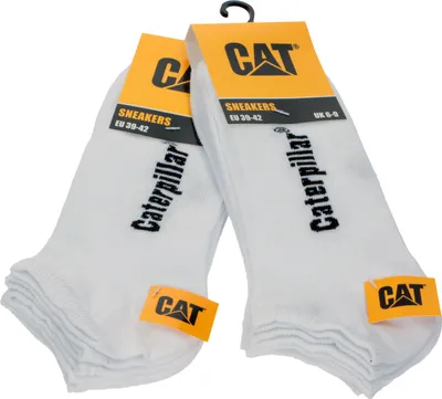 Produktbild von Caterpillar 6 Paar Herren socken Knöchelhöhe Baumwolle Weiß43-46