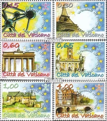 Produktbild von Briefmarken Vatikanstadt 2007 Mi 1583-1588 (kompl.Ausg.) postfrisch Römische Verträge