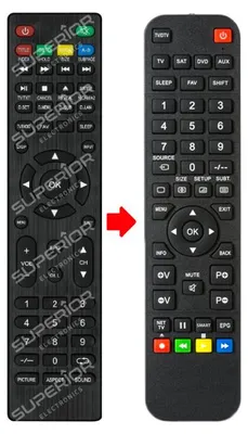 Produktbild von Ersatz Fernbedienung für Relfexion LDDW200 | LDDW220 | LDDW240