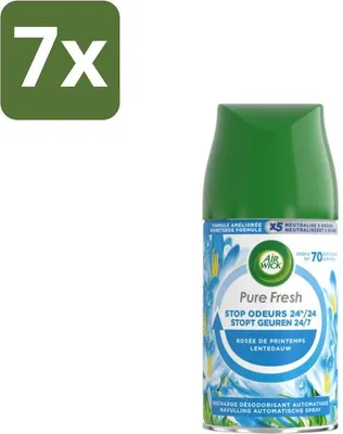 Immagine prodotto di Air Wick – Ricarica – Freshmatic Pure Spring Dew – 250 ml - Confezione risparmio - 7 pezzi