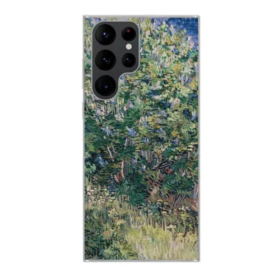 Produktbild von MuchoWow® Handyhülle Schutzhülle Hülle für Samsung Galaxy S22 Ultra Fliederbusch - Vincent van Gogh Silikon Softcase Handy Hülle - Abbildung