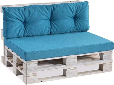 Obrázok produktu pre Vankúše na palety Vankúše na palety PPF (opierka chrbta 120x40 prešívaná, nebesky modrá)