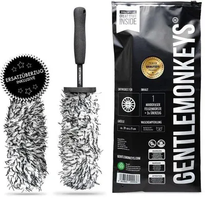 Image de Brosse en microfibre douce pour jantes de voiture