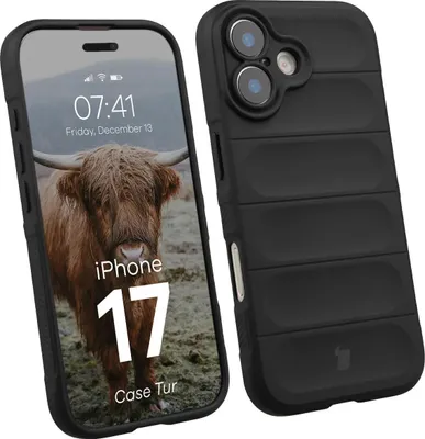 Produktbild von Robuste Handyhülle für iPhone 17, Bizon Case Tur, Schwarz