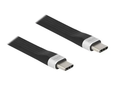 Image de DELOCK USB 3.2Gen2 FPC Flachbandkabel USB Typ-C > C 13,5cm