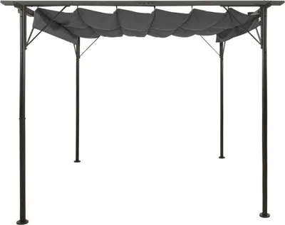 Immagine prodotto di Pergola con Tetto Retrattile Antracite 3x3m in Acciaio 180 g/m²
