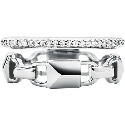 Zdjęcie produktu dla Michael Kors Fine Jewelry PREMIUM MKC1025AN040 Pierścionek damski, rozmiar: 52 / 6