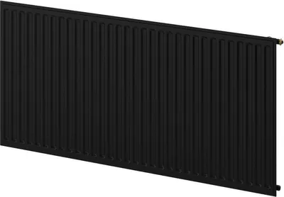 Produktbild von Mexen CVH10 Hygiene Plattenheizkörper 600 x 1400 mm, untere Anschlussart, 874 W, schwarz - W610H-060-140-70