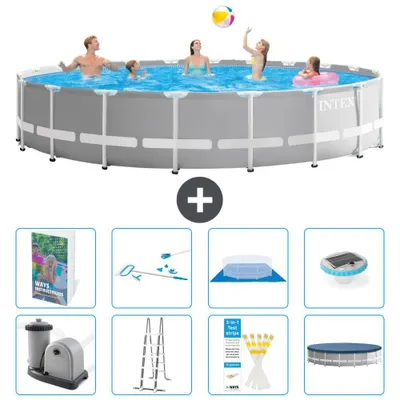 Produktbild von Prism Frame Pool Rund - 610x132 cm - 7-teilig S595