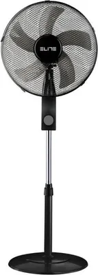 Obrázek produktu pro Stojanový ventilátor Elite YSF-0308, 45 W, 40,6 cm, 3 rychlosti, 5 lopatek, černý