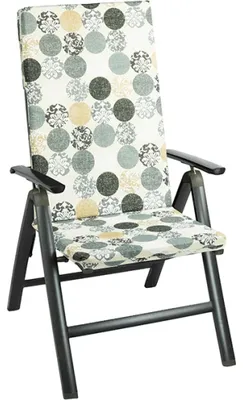 Produktbild von Gartenstuhl Sitzfläche - 47x115 cm - Grau,Weiß