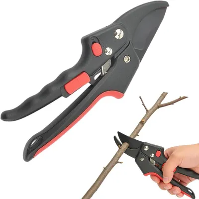 Produktbild von Garden Gartenschere Schneide Für Äste Und Zweige, Hochwertige Stahl Pflanzenschonende Baumschere, Rutschfeste Schere, Schnittdurchmesser 15 bis 25 mm